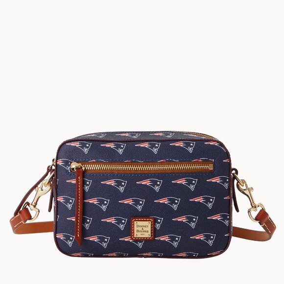 NWT Dooney & Bourke New England Patriots Camera Zip Crossbody Bag Orig $258 - Picture 1 of 1